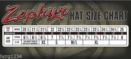 Era Size Zephyr Hats Size Chart Flexfit Hat Size Chart Store
