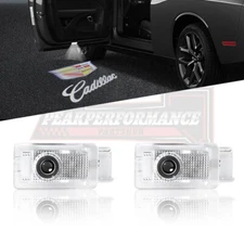 2x Ghost LED Car Door Step Courtesy Shadow Lights For ATS SRX XT5 XTS Mulitcolor