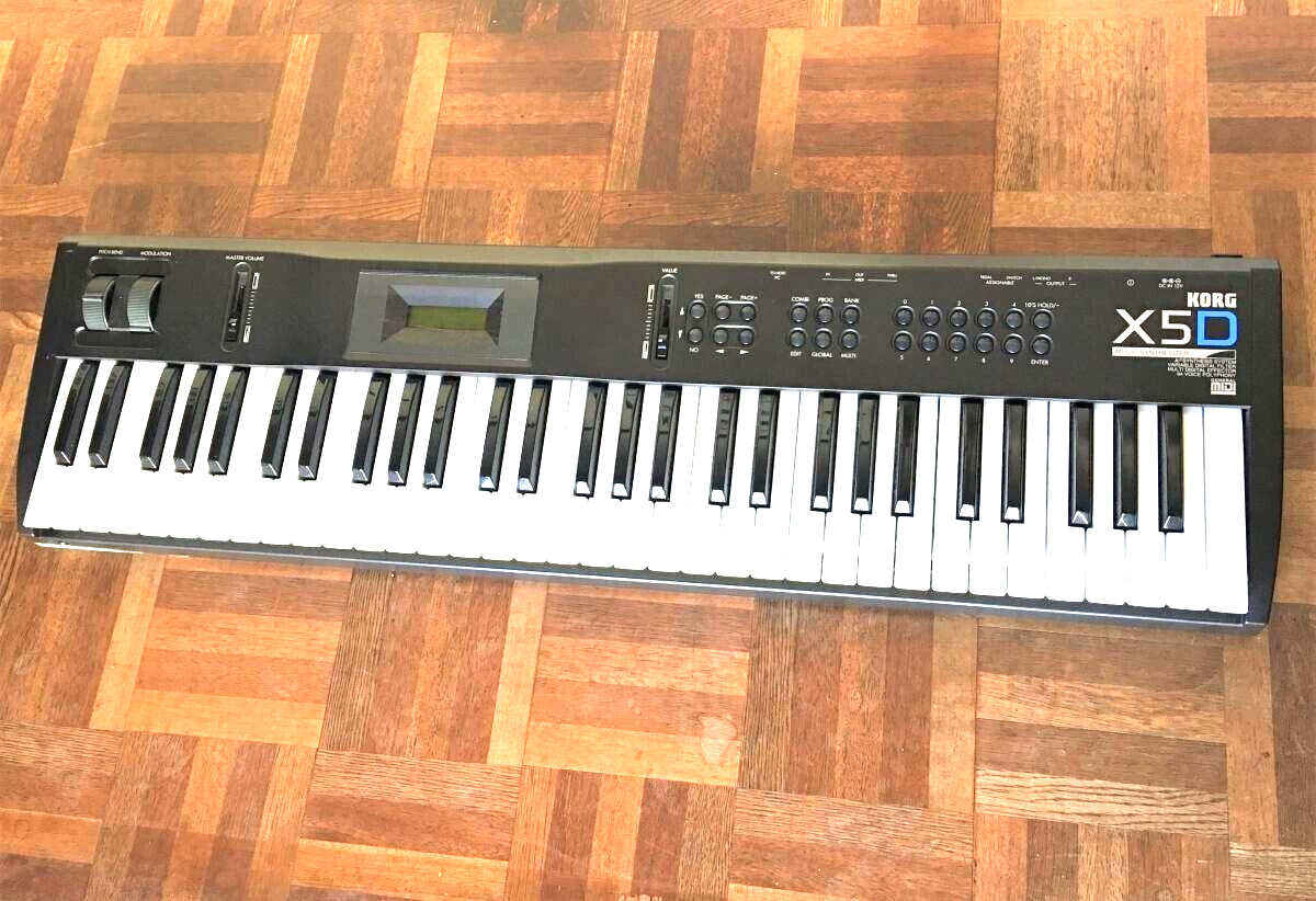 Korg X5D vintage synth equipment - eBay listing photo 1