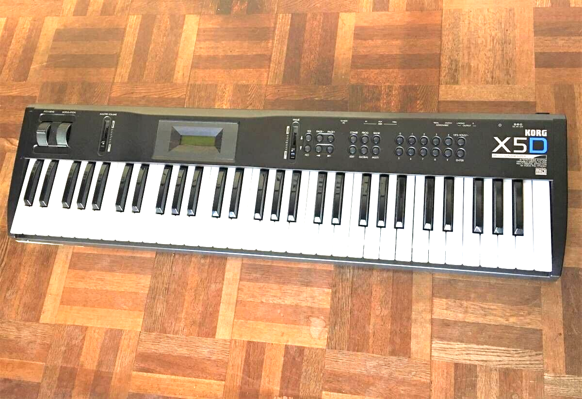 KORG X5D Music Synthesizer Keyboard Music Instruments Black KORG X5D Music Synthesizer Keyboard Music Instruments Black