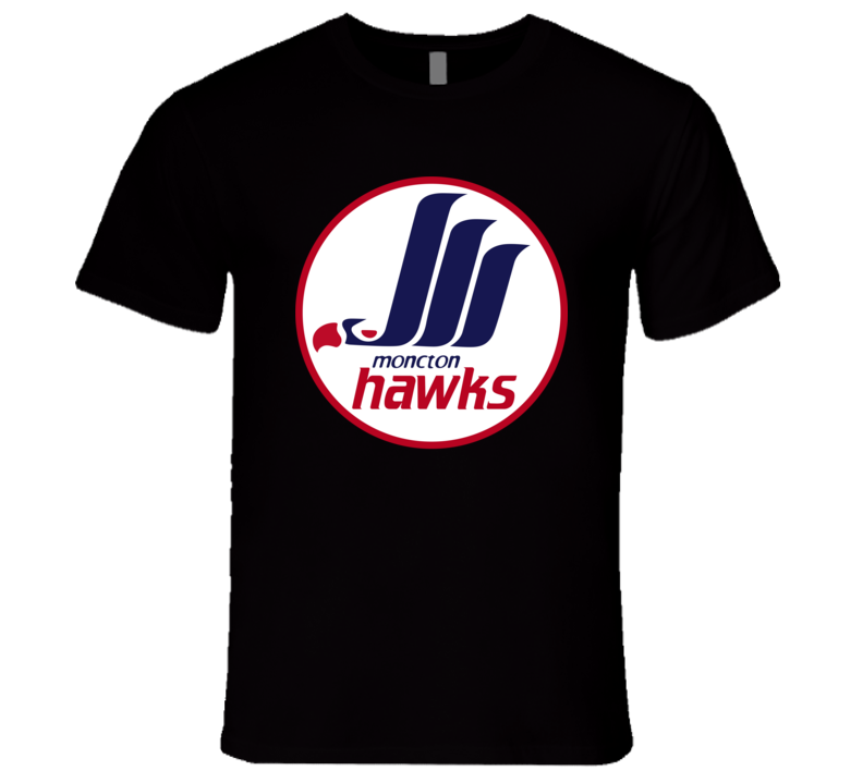 Moncton Hawks T-Shirt AHL American Hockey League Golden Flames