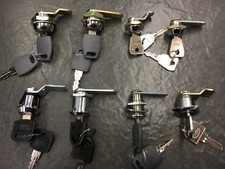Assorted Mini Cam Locks for Post Boxes / Cash Tins