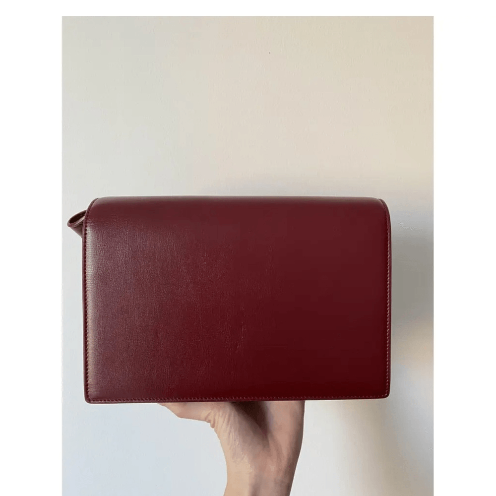 Tracolla Saint Laurent Bellechasse bordeaux usata in ottime condizioni originale