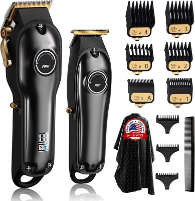 Maquina De Cortar Cabello Para Afeitar Recortadora Recortar Kit Pelo Corte  Barba