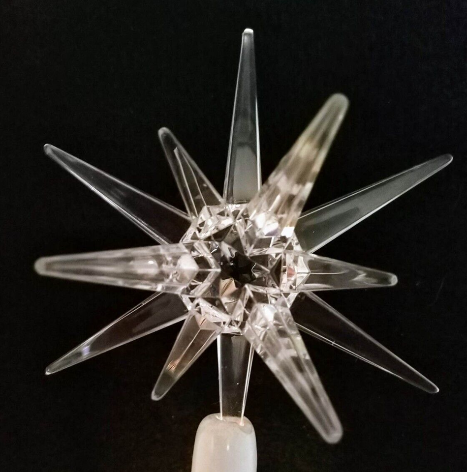 Large Moravian Sputnik Star Topper for Ceramic Christmas Tree lights