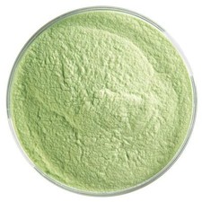 Bullseye Glass Frit Spring Green Powder Opal 5oz. 90 COE