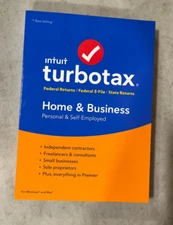 Intuit TurboTax Home & Business 2018 Windows & Mac Personal & Self Employed