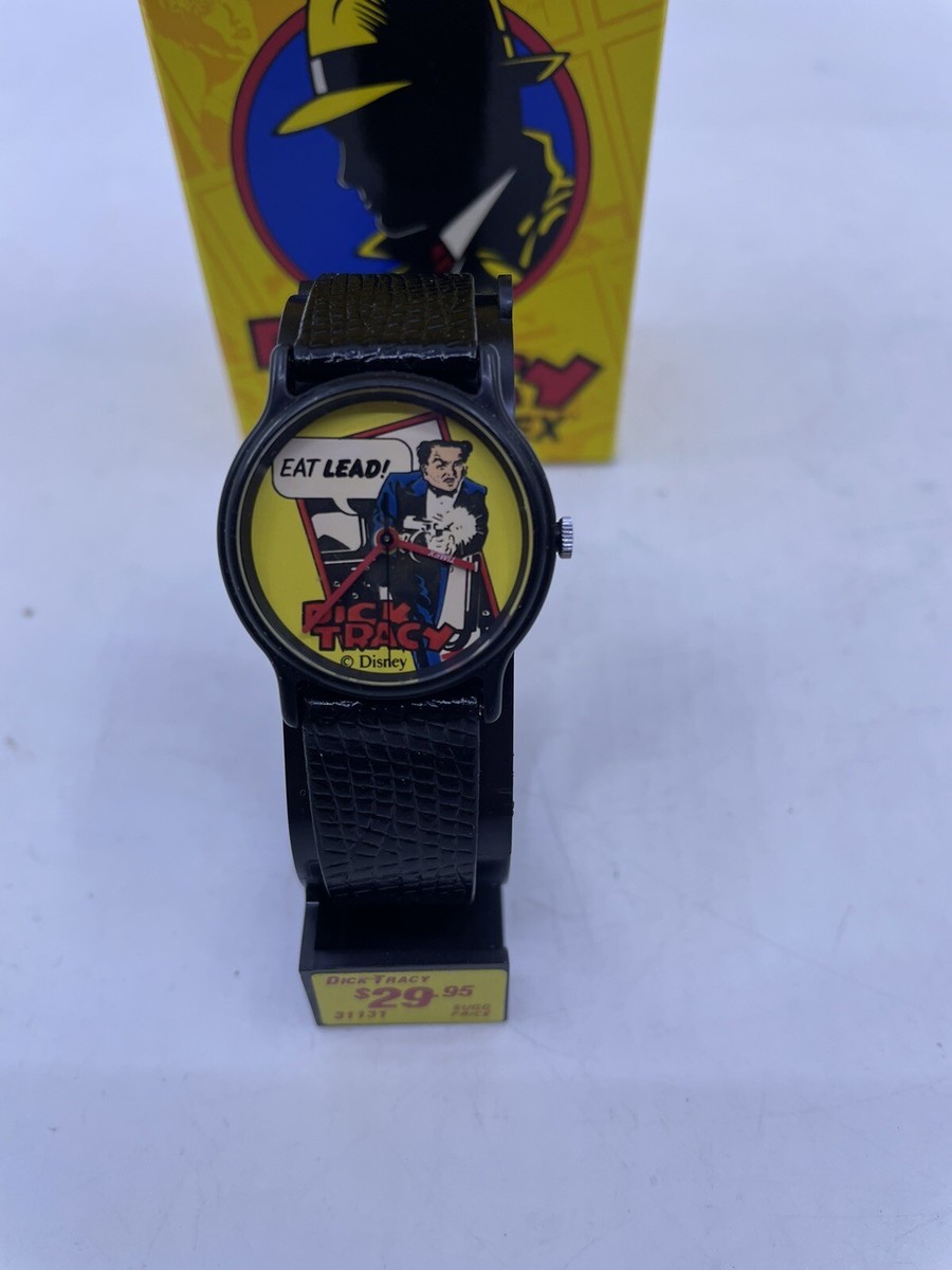 Dick Tracy Villain FlatTop Wristwatch By Timex 