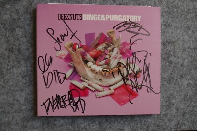 Deez Nuts - Binge & Purgatory CD Album signed / autograph / signiert