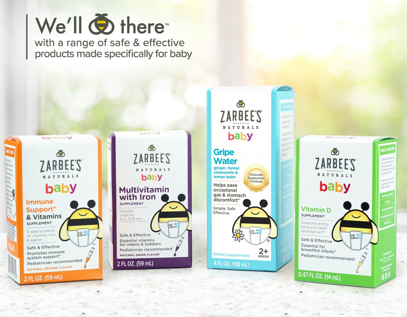 Zarbee's Naturals Baby Vitamin D Supplement, 0.47 fl oz strong bones & teeth. eBay