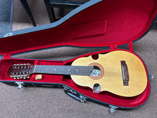 USED Valenciana CUATRO Guitar Made in Mexico with Hard Case