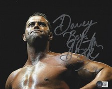 Davey Boy Smith Jr Signed 8x10 Photo BAS COA WWE New Japan Pro Wrestling Noah 18