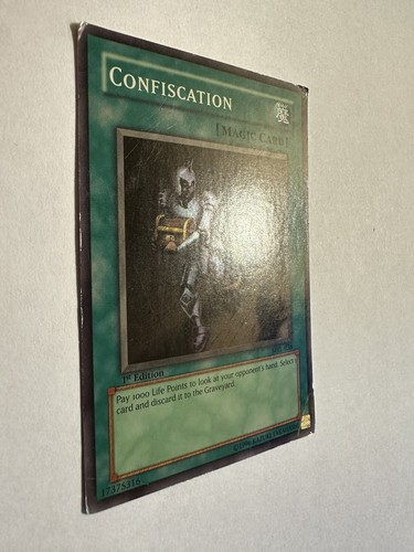 Yu-Gi-Oh! Confiscation MRL-038 Super Rare 1st Ed Damaged (see photos) - 第 3/12 張圖片