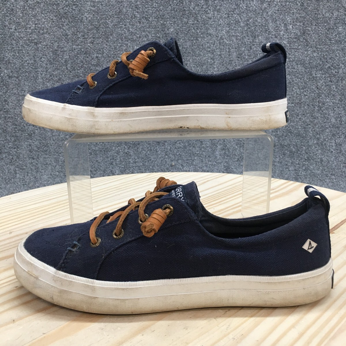 Vibe Washable Leather Sperry Crest Vibe Navy Sperry Shoes Womens