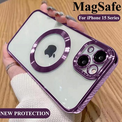 For iPhone 16 Pro Max/16 Pro/16/ 16 Plus Shockproof MagSafe Case Phone Cover