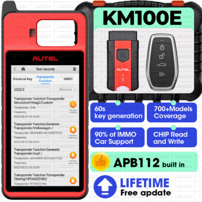 Autel MaxiIM KM100 KM100X KM100E 2025 Key fob programming Immobilizer Tool OBDII