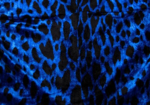 GIANNI VERSACE Leopard Pattern Stretch Velour Top… - image 5