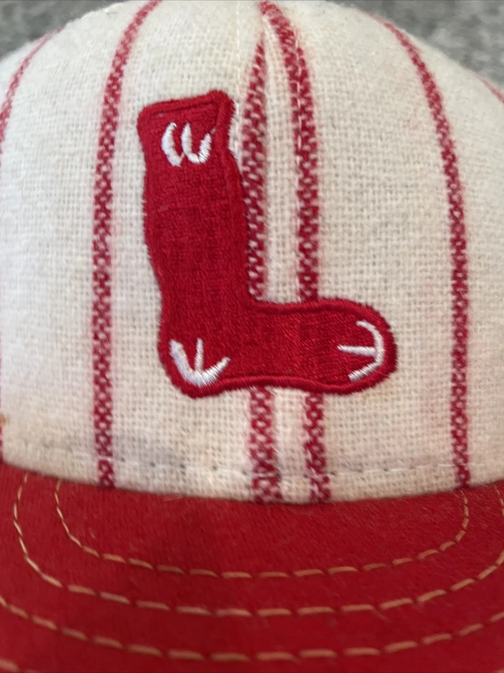 老式美国针波士顿红袜队棒球帽 7 3/8 美国 — 第 2/4 张图片