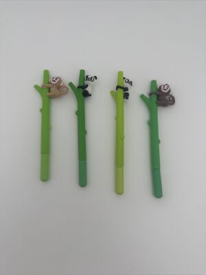 Black Ink Novelty Pen Sloth Shaped Neutral Pen Writing Party Favors-4PCS-6 In 23