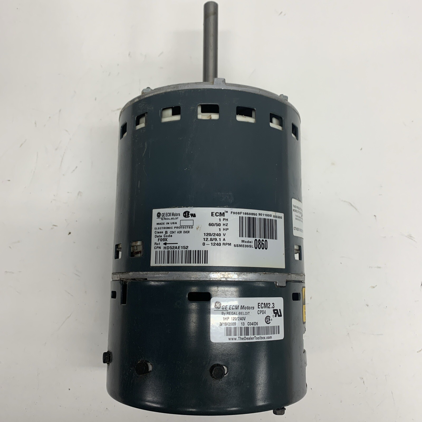 GE 5SME39SL0860 Furnace Blower Motor ECM 2.3 HD52AE152 eBay