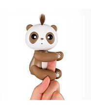 Interactive Happy Finger Baby Panda Smart Electronic Motion Kids Toys - Beige