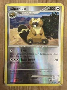 Pokémon TCG Bibarel Diamond & Pearl 20/130 Reverse Holo Rare DMG