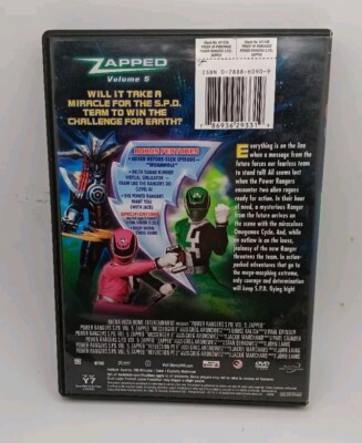 Power D EZ + DVD3枚 Power Rangers SPD - Zapped: Vol. 5 (DVD) PRE-OWNED VERY GOOD | eBay
