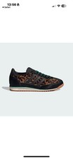 adidas SL 72 OG Leopard Print Black Brown White Shoes JI0187 Women's Size 9 New