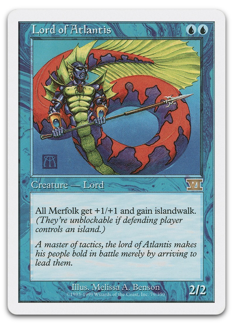 Lord of Atlantis #79 (NM) Classic Sixth Edition 6ED Magic MTG