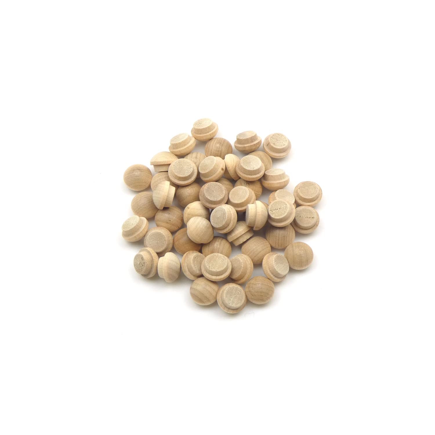 Oakcrafts - 3/8"" - 9.5mm Birch Mushroom Plug - Pack of 50
