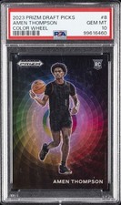 2023 PANINI PRIZM DRAFT PICKS COLOR WHEEL #8 AMEN THOMPSON PSA 10
