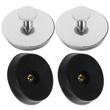 4Pcs Universal Stainless Steel Sink Stopper for Bathroom Washbasin Drain