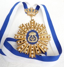 MEDAILLEN Freimaurer Anhänger MESSING