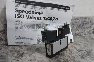 Speedaire 3FFW6 24VDC Four-Way / Three-Position Solenoid Air Control Valve