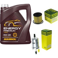 Inspektionspaket 5L Mannol Energy Premium 5W-30 FüR VW Golf V 1.4 TSI 1.6 FSI