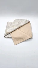 Frette Vimini Standard pillow shams 100% cotton Savage Beige/Milk set of two New