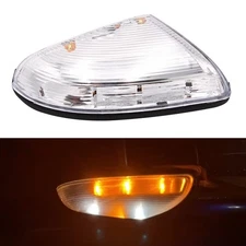Front Left Driver Side Mirror Led Turn Signal Lights Side Marker Puddle Lamp ...