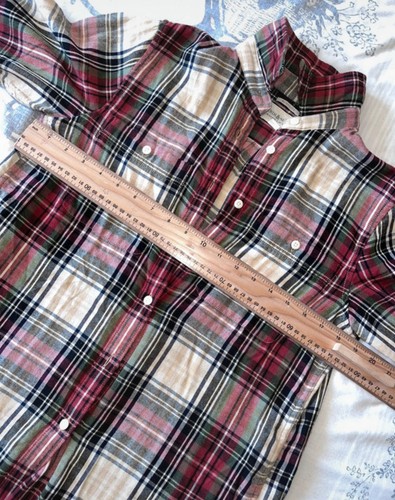 Denim & supply Ralph Lauren shirt size s ladies tartan check red multi - Picture 7 of 11