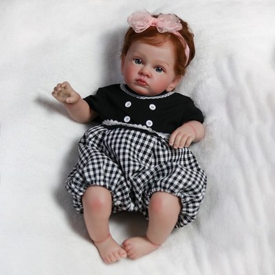 Realistic Reborn Baby Dolls Vinyl Silicone Toddler Girl Doll