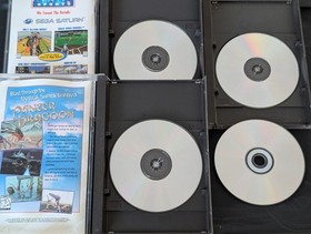 Sega Saturn Game Lot: Black Fire, NBA Action, Sega Rally, NHL 97 