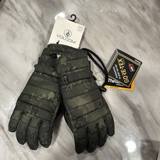 Volcom Womens Peep Gore Tex Insulated Ski Snowboard Gloves Size S camo