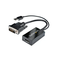 Startech DVI2DP2 DVI TO DISPLAYPORT ADAPTER DVI-D DP VIDEO CONVERTER USB POWER