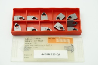 11X Schwanog 100117 PWP Wechselplatte 9x3x16,5 Granit 2000