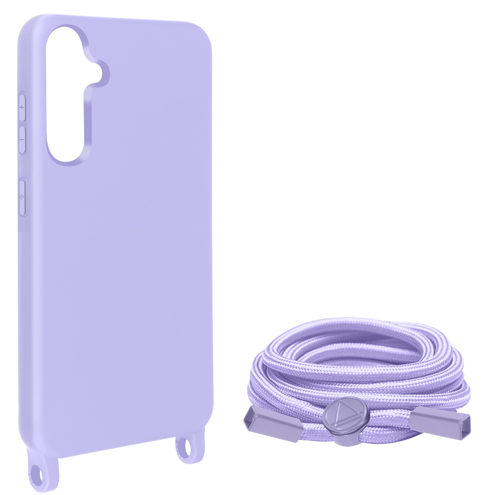 Coque cordon Samsung Galaxy S23 FE violette finition premium - 2