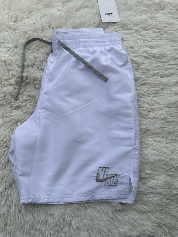 New White Men's Swim Shorts Nike Shorts Size Small