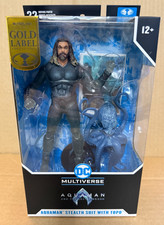 McFarlane DC Multiverse Aquaman Stealth Suit With Topo Target Exclusive NIB