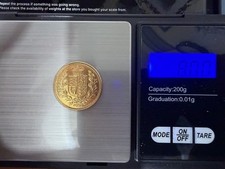 2002 Gold Full Sovereign Coin, Jubilee Shield Back, Elizabeth II