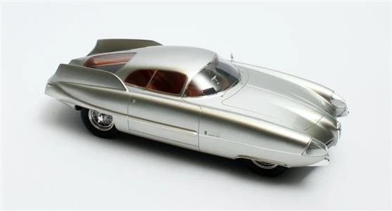 MATRIX MXL0102-031 1/18 Alfa Romeo B.A.T. 9 1955 Modello Auto Argento - Immagine 3 di 4