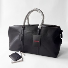 New Leather Weekender Bag  Leather Bifold Wallet Travel Duffle Carry On Large