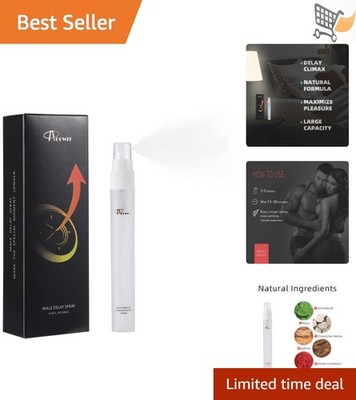 Male Delay Spray Unscented Non-Numbing Long Lasting Performance
